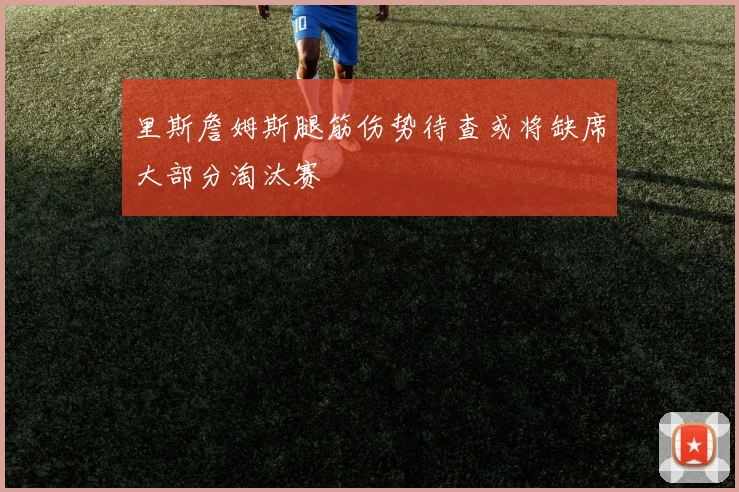 里斯詹姆斯腿筋伤势待查或将缺席大部分淘汰赛